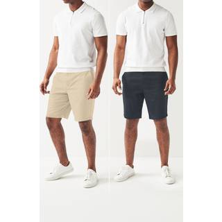 Next Stræk Chino Shorts 2 Pakke - 28B x 31L (UK 28 R)