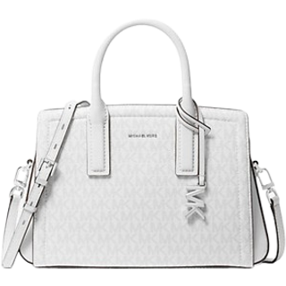 MK Laila Small Signature Logo Satchel - Grey - Michael Kors - ONE SIZE
