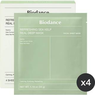 Biodance - Refreshing Sea Kelp Real Deep Mask (4 stk.)