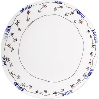 Serax Anemone Milk Middagstallerken - Middagstallerkner Benporcelæn Blå - B9223104-307