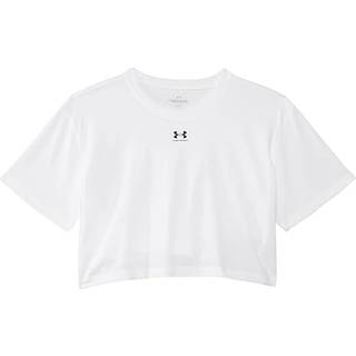 Under Armour Girls' Small Logo T-Shirt Junior, White - 14+Y