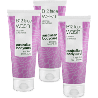 B12 Face Wash  -  Daglig ansigtsrens mod snavs og urenheder â Effektiv B12 ansigtsvask, der fjerner makeup og urenheder. Få en ren og velplejet hud med naturlig glød. - 3 stk
