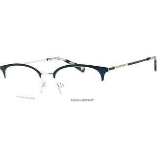 Banana Republic BR 229 05F6 50 Briller Kvinder Blue - Teal Blue On Gold - 50mm