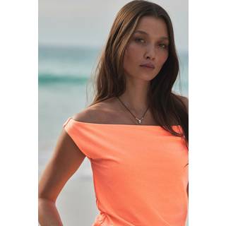 Next Fluro Orange Open Neck Vest