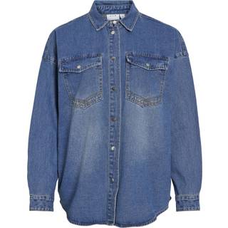 Langærmet Denimskjorte