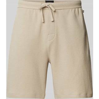 BOSS Waffle Shorts, Beige