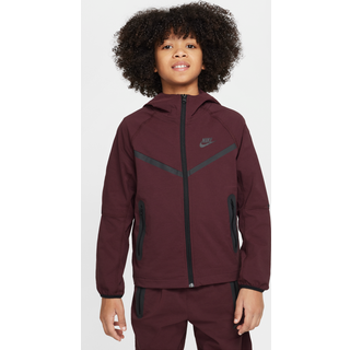 Vævet Nike Tech-jakke til større børn (drenge) - rød - XS