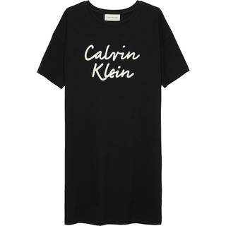 Oversized Logo T-shirt Dress - Black - 4 years (104 cm)