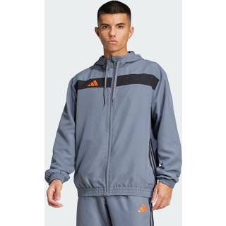Tiro 25 Essentials Woven hættetrøje - Team Onix / Super Orange