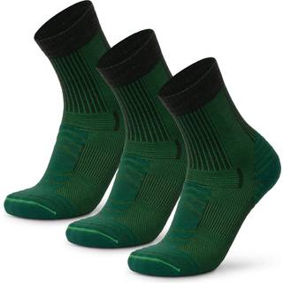 MERINO WOOL HIKING SOCKS LIGHT - Forest Green / 43-47 / 3-Pack