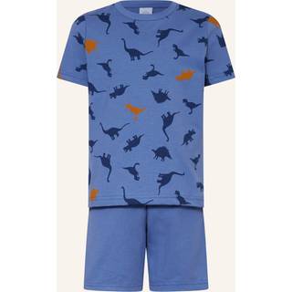 Sanetta Kid's Pyjama Short AOP 233561 Pyjamas Børn størrelse 116 farve blå