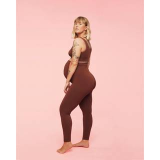 Gravid leggings - chocolate / l/xl