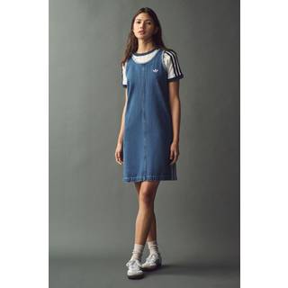 Adicolor Denim 3-Stripes Tank kjole - Indigo Denim
