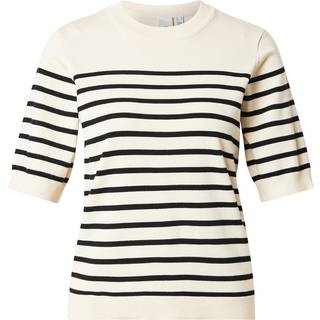 YAS YASLENA SS KNIT PULLOVER S. NOOS - Sand