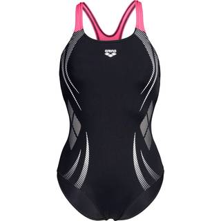 Arena Women's Poseidonia Swimsuit Swim Pro Back Badedragt Damer størrelse 38 farve sort