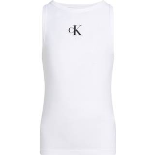 Slim Logo Tank Top - White - 6 years (116 cm)