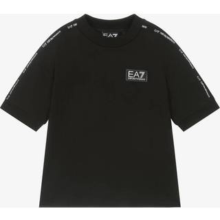 EA7 Emporio Armani Tape T-Shirt Junior, Black - 14Y