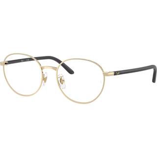 Ray - Ban Unisex RX6538D 2993 Optiske stel Metal Guld Transparent Pantos Normal