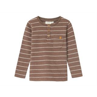 Lil Atelier Shitake Stribet Top