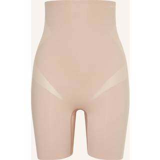 High Waisted Shapewear Shorts - Stay Put Stretch - Beige - L