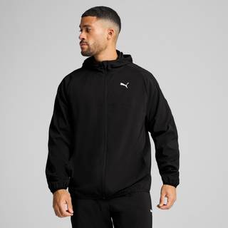 Men&#39;s Puma TAD TECH Woven Full Zip, Black, Size S, Clothing - Black - S