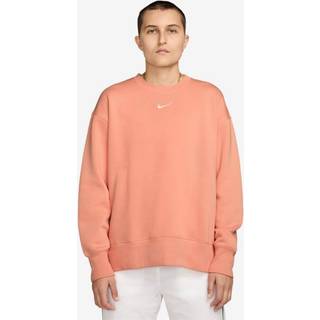 Nike Nike Apricot Orange Oversized Phoenix Fleece Crew Neck Sweatshirt
