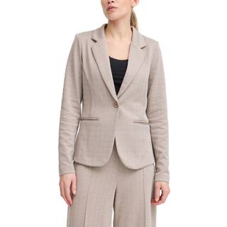Ichi Ihkate Jacquard Bl4 Jakker 20121600 Fungi/Almond Milk Herringbone (XLARGE)