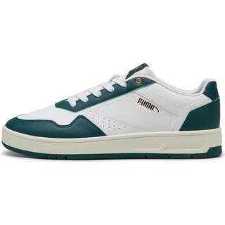 Puma Court Classic Sneakers, White, Size 42.5, Shoes - Gold - 42.5