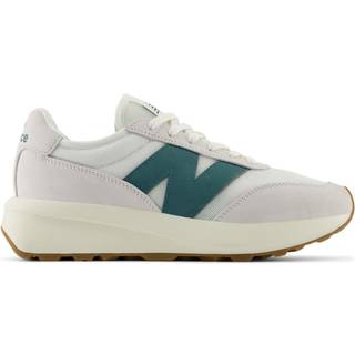 New Balance Unisex 370 i Hvid/Sort Suede/Mesh
