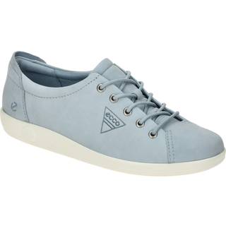 ECCO Soft 2.0 - Sneakers i nubuck til damer - Blå - Size: 39 (UK 6)