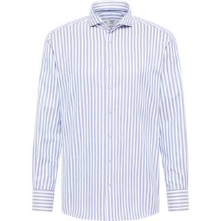 MODERN FIT Shirt in blue striped