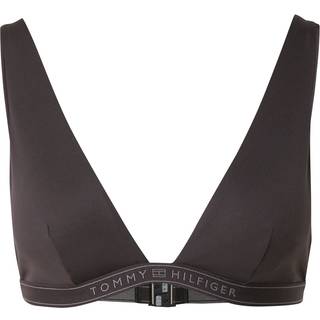 Tonal Logo Plunge Bikini Top