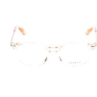 Sandro SD2028 740 49 Briller Mænd Krystalklar - Transparent Peach Orange - 49mm