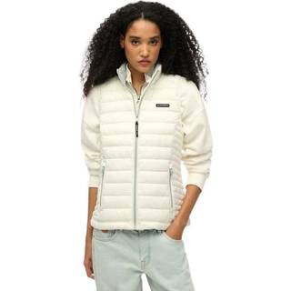 Superdry Superdry Cream Fuji Lite Padded Gilet