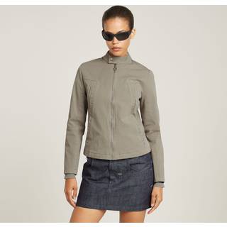 Biker Jacket - Beige - Women