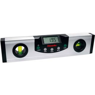 Digital vaterpas 230 mm/0,05° med +-laser- og LED lys