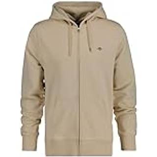 Gant GANT Beige Shield Full Zip Hoodie