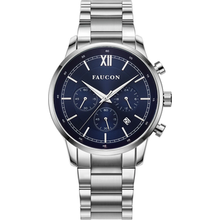 Faucon Roman F10019 - Herre - 43 mm - Analog - Quartz - Safirbelagt Mineralglas