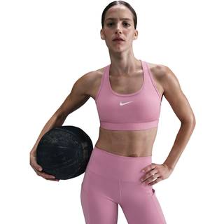 Nike Swoosh Medium Support Bra Str. XS Pink - Komfortabel BH til løb og træning
