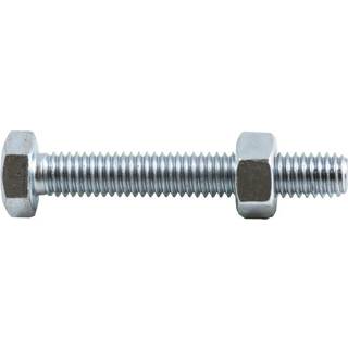 NKT Fasteners stålsætskruer m/møtrik M8 x 20 mm 6 stk.