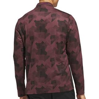 Go-To Printed Quarter-Zip trøje - Aurora Ruby / Brown - M