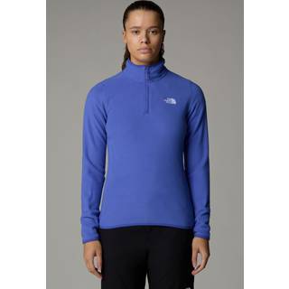 The North Face Women's 100 Glacier 1/4 Zip Fleecesweatere Damer størrelse S farve blå