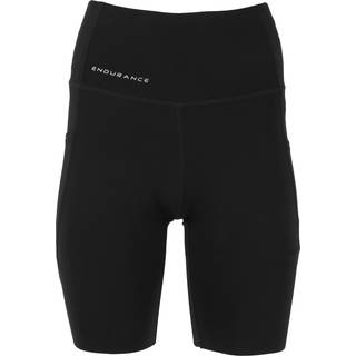 Endurance Tathar Korte Tights med Lomme Str. 44 Sort til Dame - Ideelle til Løb