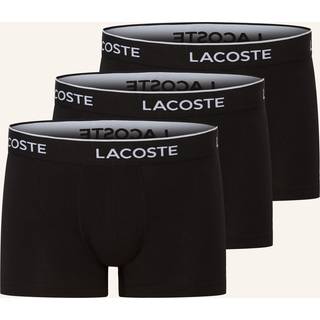 LACOSTE Herren Trunks schwarz Baumwolle & Mix unifarben