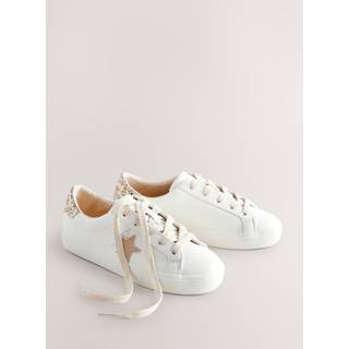 Next Neutral Lace-Up Trainers