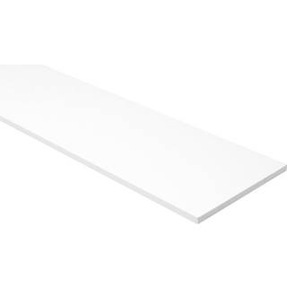 Hylde melamin hvid 16 mm x 30 x 100 cm