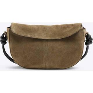 River Island River Island Green Suede Scoop Cross-Body Bag