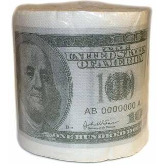 Penge toiletpapir rulle badev?relse v?v nyhed 100 dollars regning