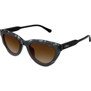 Chloé CH0294S 005 52 Solbriller Kvinder Grå - Transparent Dark Grey - 52mm