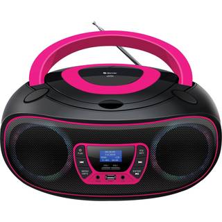 Denver TDB-12 DAB+/FM/Bluetooth/USB/CD/AUX Boombox - Pink
